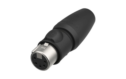 Afbeelding van XLR kabeldeel 5 pin bus TOP-1 d=8-10mm IP65 goudcontacten